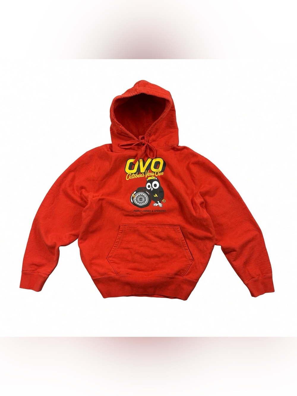 OVO October’s Very Own Red Hoodie XXL Made in Canada Owl Graphic Drake